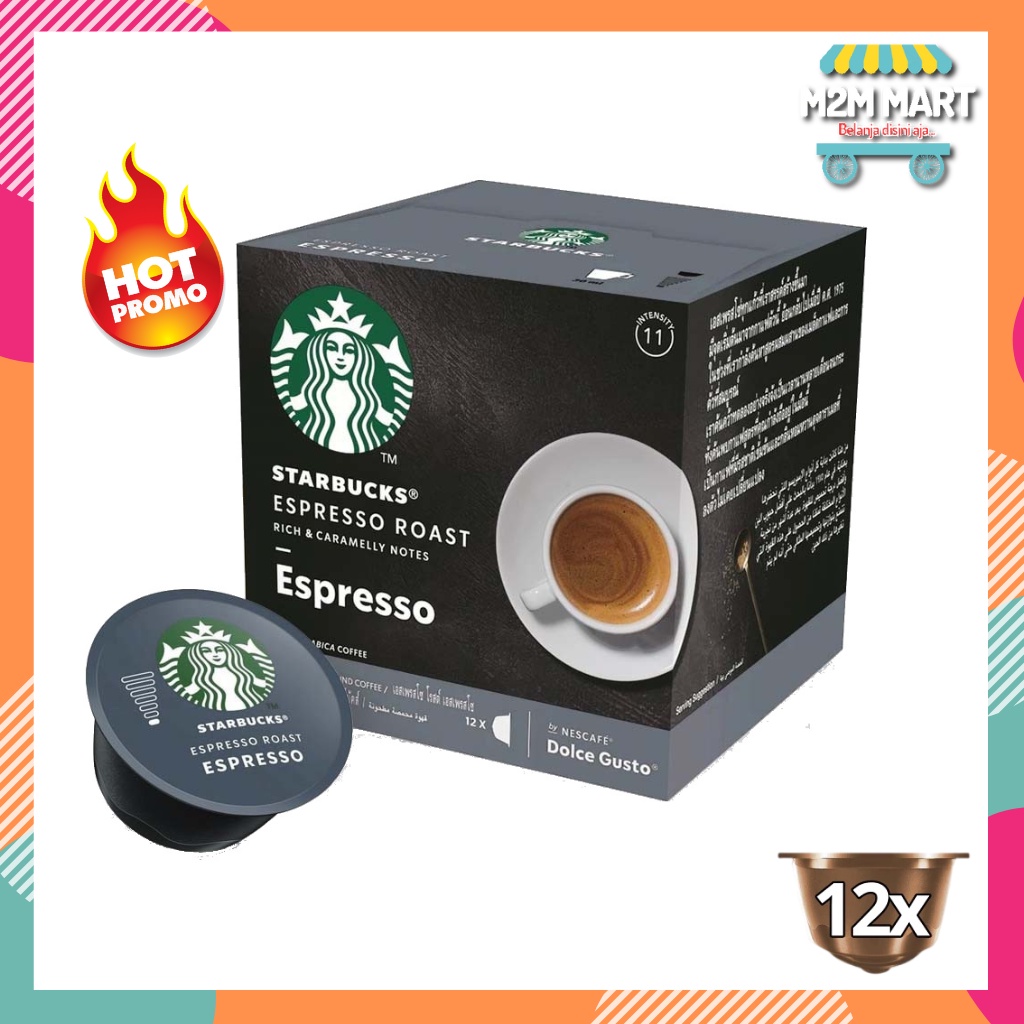 

Kopi Dolce Gusto Starbucks Espresso Roast Nescafe Capsule