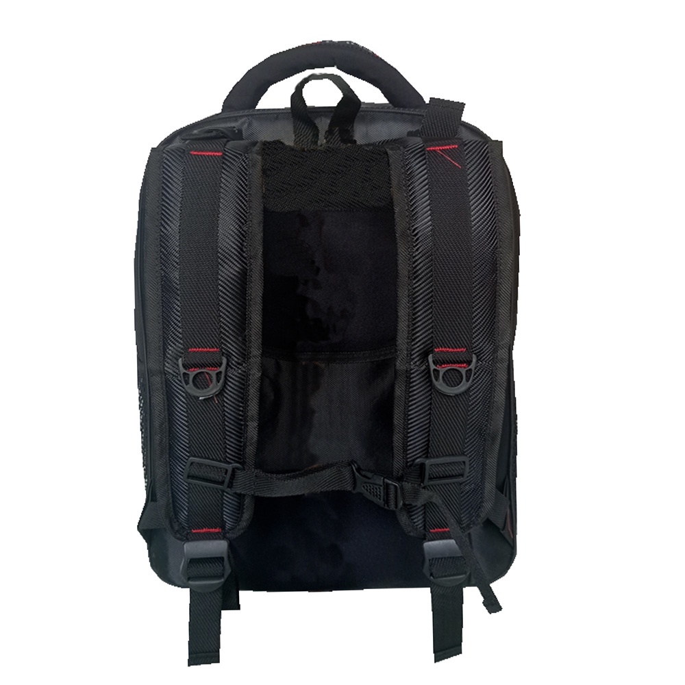 Polo Enter Backpack Casual Laptop Fintage Original FT00023 - 17 - Black + Raincover Waterproop