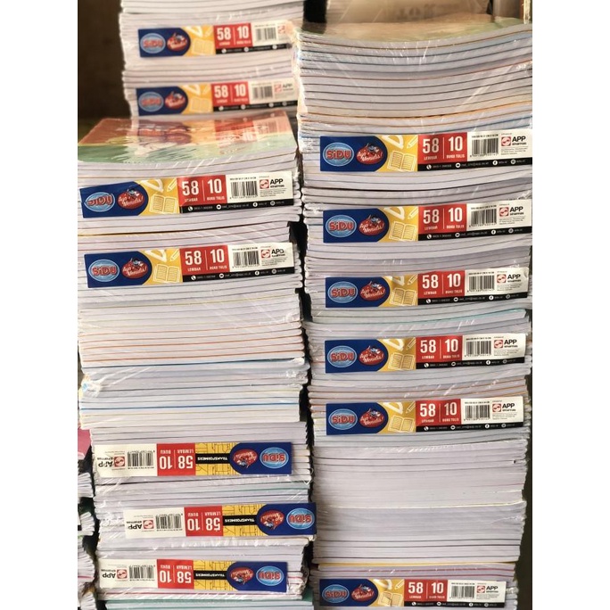

Office & Stationery | Buku Tulis | Buku Tulis Sidu 58 Lembar Sinar Dunia | Best Seller