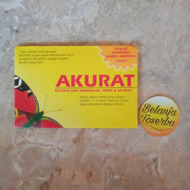 Testpack Akurat Kehamilan Strip / Test Pregnancy Tepat / Tes Uji Hamil Cepat Strip
