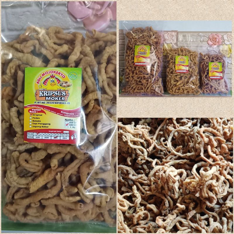 Keripik Usus Ayam Super Original  500gr