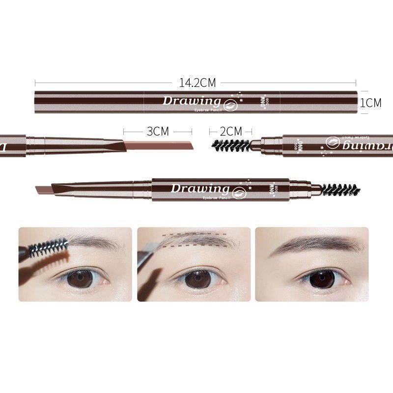 DNM Automatic eyebrow/Pensil Alis anti air etude pensil alis putar drawing