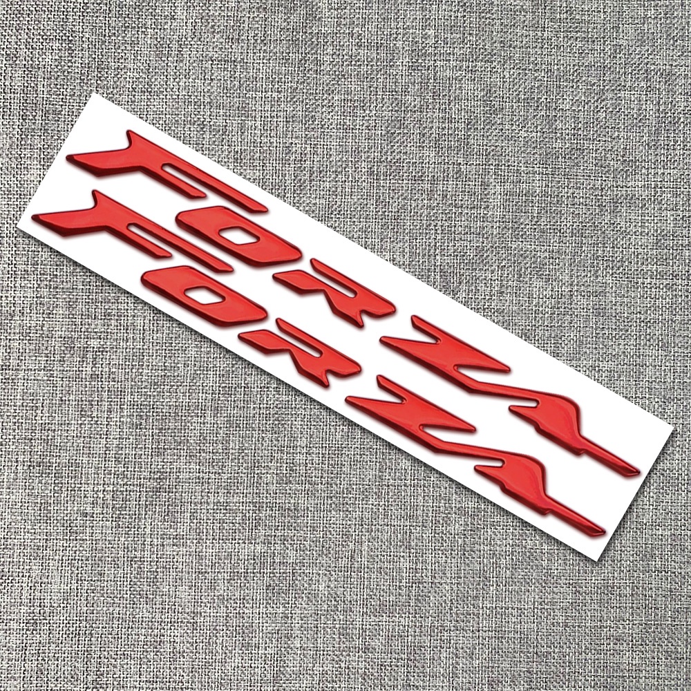 Forza NSS350 300 3D Emblem Badge Sepeda Motor Honda Skuter Sepeda Motor Fairing Body Side Sticker Stiker Lem Lem Lembut