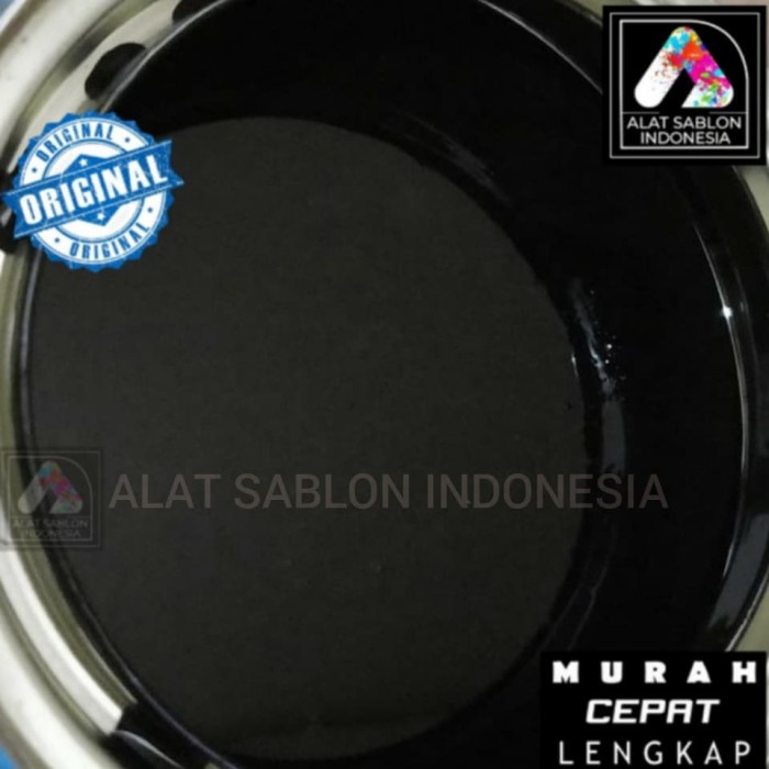 

Segera Miliki Tinta Sablon Plastik 250Gr Hitam Black Hdpe Pe Pp Solvent Based Diskon