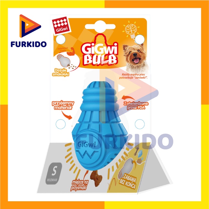 Gigwi Bulb Rubber Size Small / Mainan Anjing