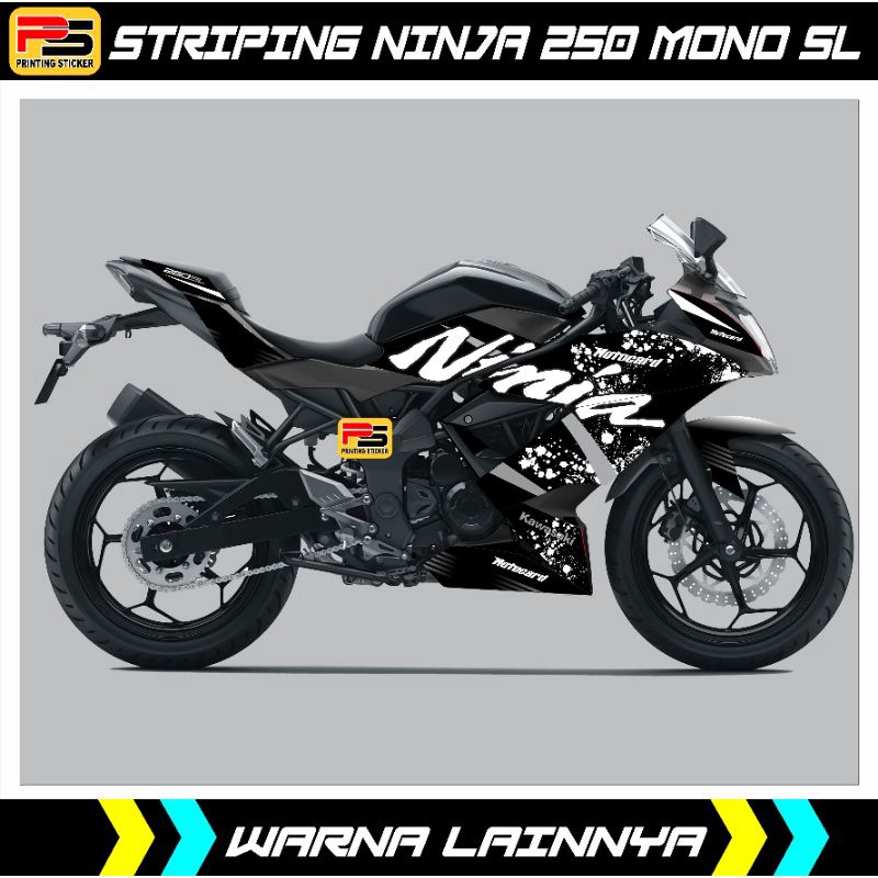 STRIPING/STICKER DECAL NINJA 250 MONO SL/NINJA RR 250 MONO SL