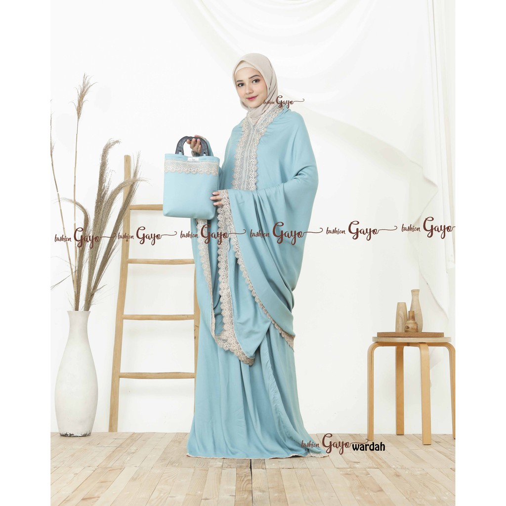 Mukena resleting 2in1 rayon Bali  anneliaseries