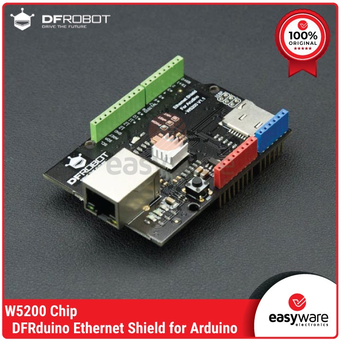 DFRobot Ethernet Shield for Arduino - W5200 DFRduino Ethernet Shield