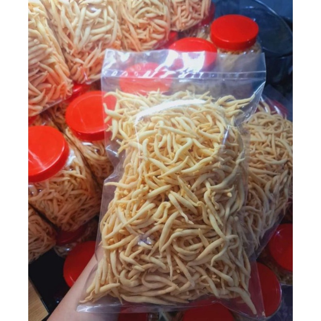 

Kerupuk Cemilan Curut Keju Medan Kemasan Plastik 500gr