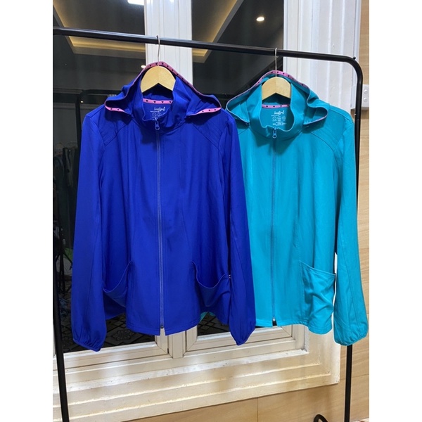 Jaket hoodie running cewek heartsoul / jaket hoodie cewek bagus