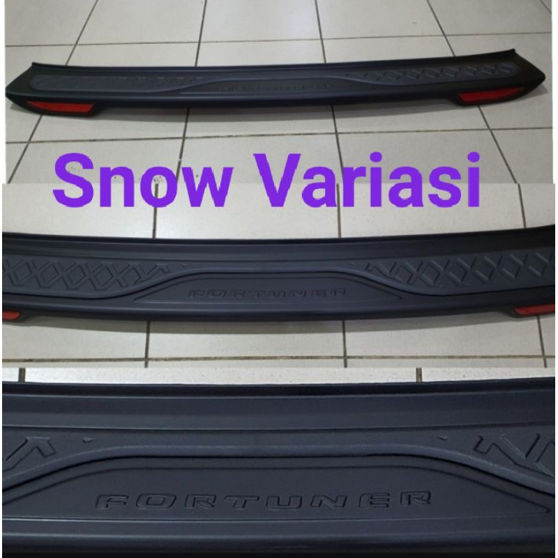 sillplate sill plate belakang All new Fortuner 2016 hitam