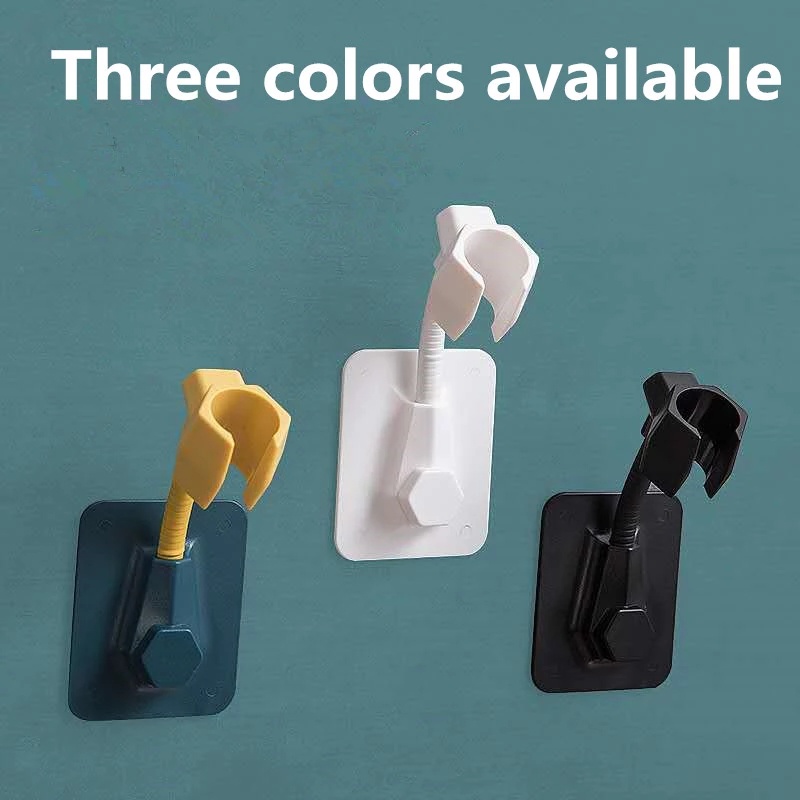 Rak Bracket Kepala Shower Adjustable Dengan Perekat Untuk Kamar Mandi