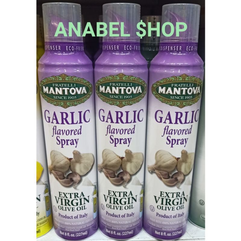 

Mantova Garlic Spray Extra Virgin Olive Oil Minyak Zaitun Bawang Putih