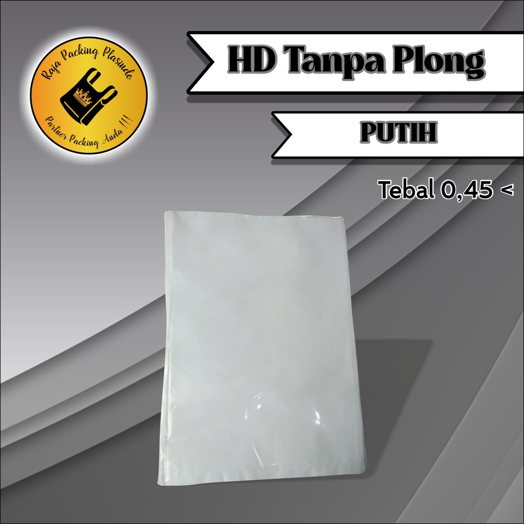 &lt;isi 50pc&gt; PLASTIK PACKING HD TANPA PLONG UK 30X40 TEBAL 0,45 Plastik Olshop/Plastik Jaket Hoodie