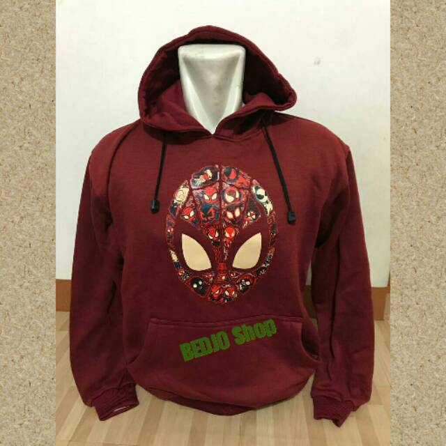 Sweater Hoodie Spiderman