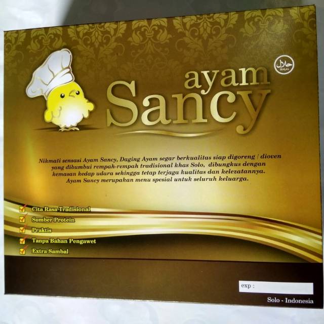 

Ayam Sancy oleh" bumbu khas Solo