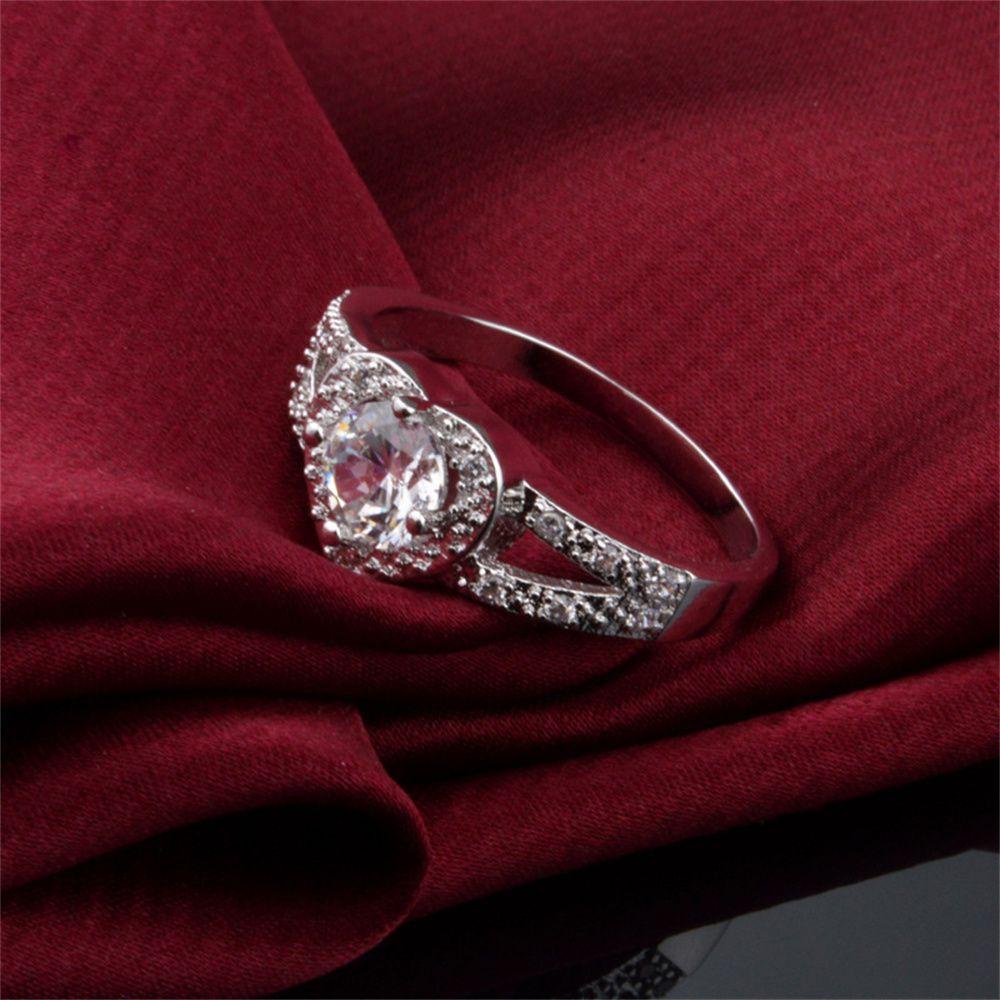 Cincin Perhiasan Nanas Untuk Wanita Zirkon Biru Handmade Cincin Batu Zircon Ukir