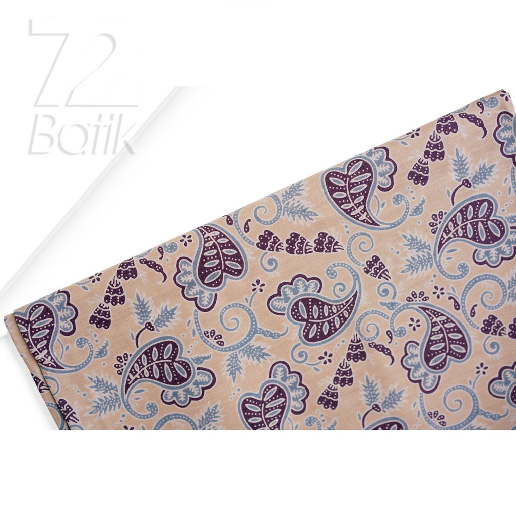 KAIN BATIK PREMIUM Bahan Katun Motif Hati Warna Cream 722324 Cap 72 Jarik Jarit Samping Kebat Panjang Batik Katun Modern Premium Bahan Seragam Batik Pernikahan Kantor Keluarga Murah Kamen Jadi Batik Bali Lembaran