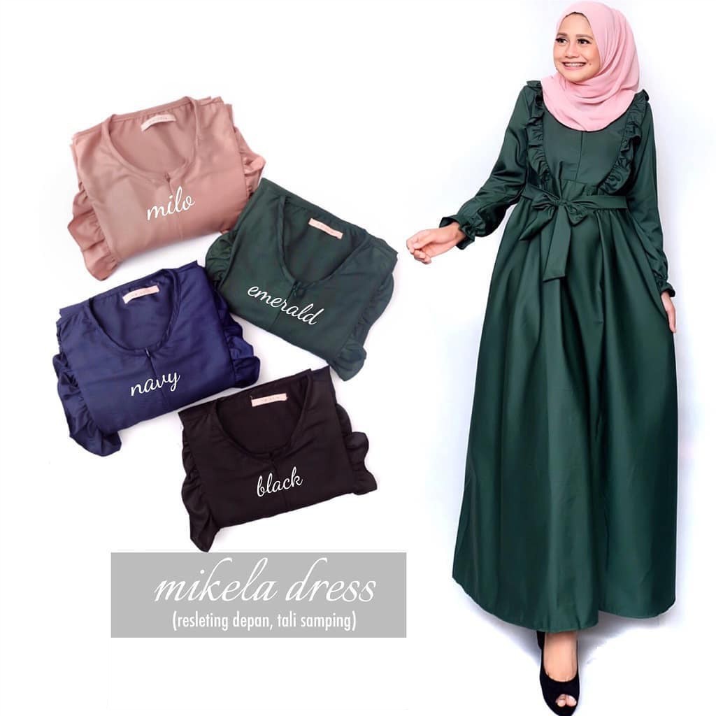 DRESS GAMIS MUSLIMAH FASHION WANITA HIJAB HITS SELEBGRAM