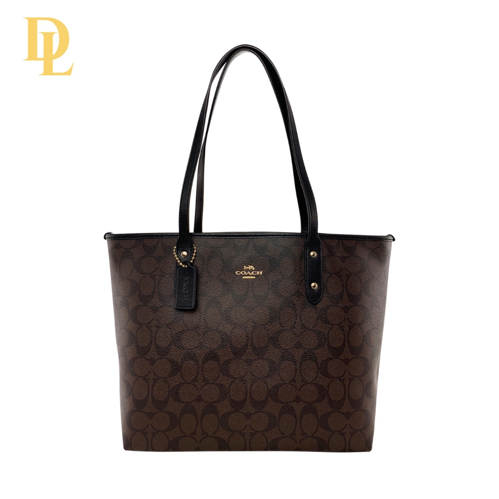 CITY ZIP TOTE IN SIGNATURE (COACH F58292)