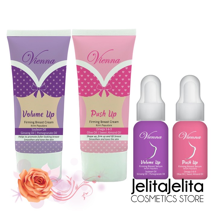 Jual VIENNA BREAST CREAM PUSH UP / VOLUME UP / PENGENCANG DAN PEMBESAR