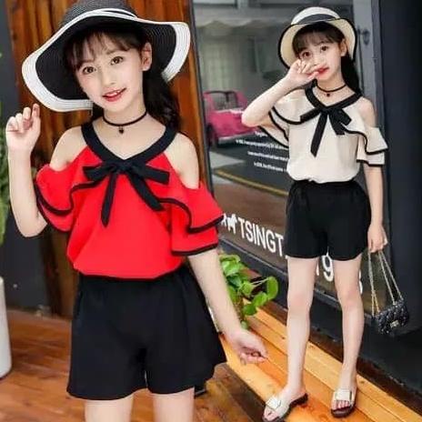 Baju Korea Anak Perempuan 4-6 Tahun Atasan Lucu Kids Cewek Murah Termurah