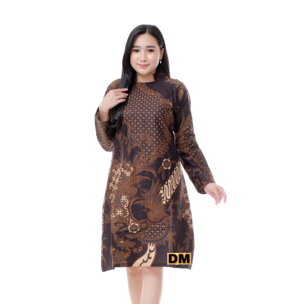 Atasan Batik Wanita Dolby Dolbi Dobby Doby Tenun Sutra Halus Best Seragam Batik MurahBatik Agung-E