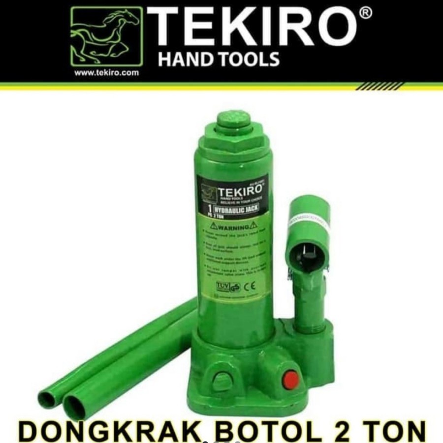 Dongkrak Botol 2 Ton Tekiro Hydraulic Bottle Jack Mobil Tekiro Tool