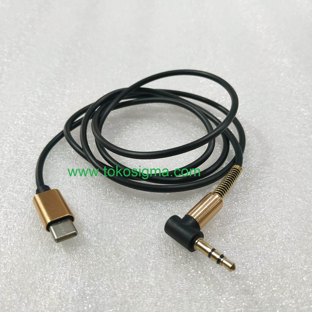 Kabel USB 3.1 Type C Male To 3.5 mm Male Audio Sound AUX TRS Speaker