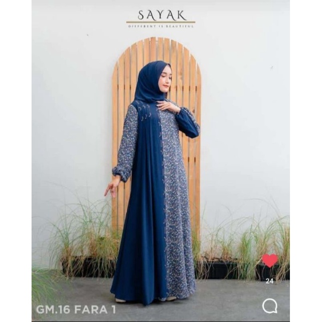 Gamis Sayak Cantik Gamis Flara 1