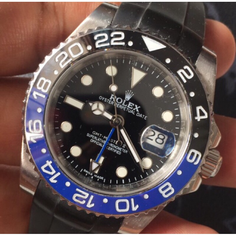 second rolex GMT master || 116710BLNR BATMAN CLONE 1:1 by noob