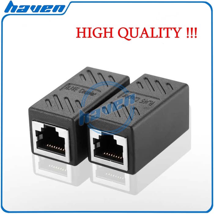 KONEKTOR SAMBUNGAN KABEL LAN RJ45 / BAREL UTP RJ45 / BARREL LAN BAGUS