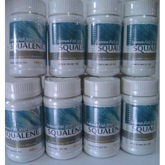 SQUALENE Minyak Ikan Salmon Omega 3 6 9 EPA DHA / Fish Liver Oil Imun Otak Anak dan Dewasa