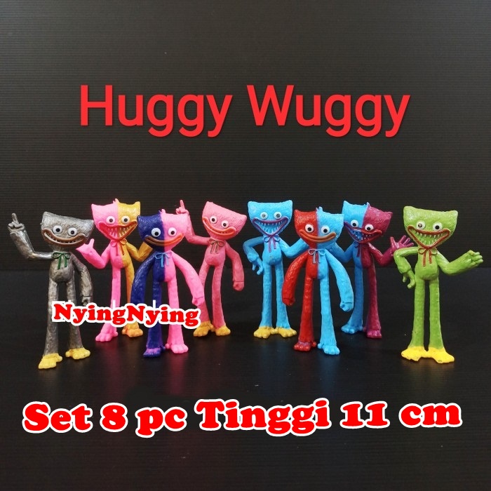 Mainan Boneka Monster Huggy Wuggy Kissy Missy Poppy Playtime Set 8