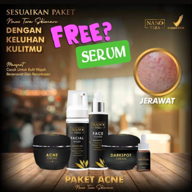 Paket acne nanotera /nanotera (orderan seller)