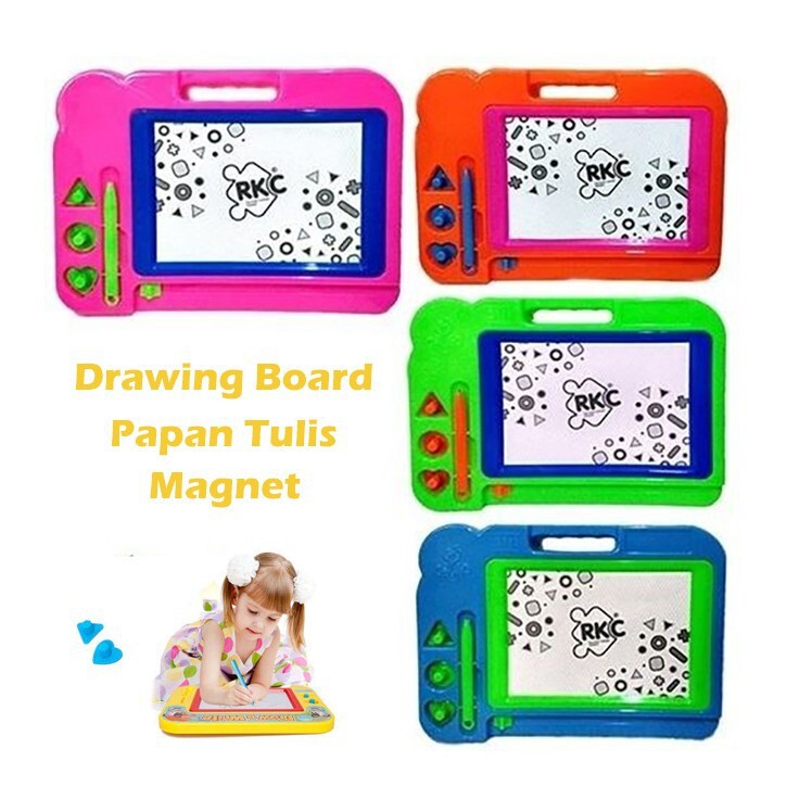 JG - Papan Tulis / Papan tulis fancy MEDIUM Alphabet / papan tulis anak / papan tulis whiteboard