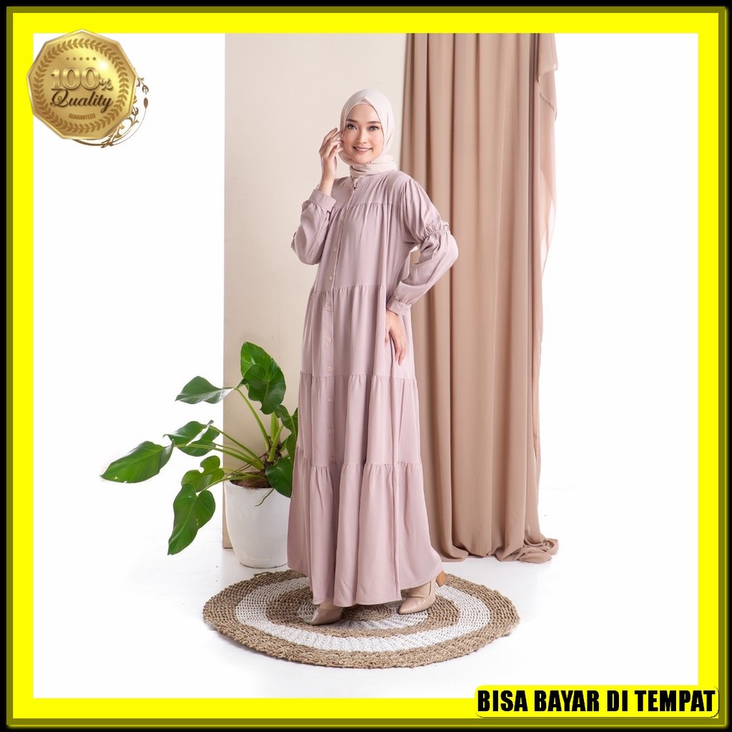 Husn - Gamis Maxi Buju Dres Terbaru Fashion Bsju Baju Dress Juba Pakaian Drees Wanita Muslim Lubi Bj