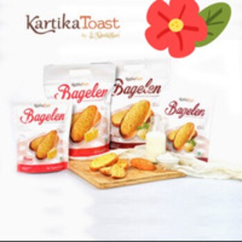 

Bagelen Cheese 78gr KARTIKA TOAST by Kartika Sari/kue Kering/Kue Keju