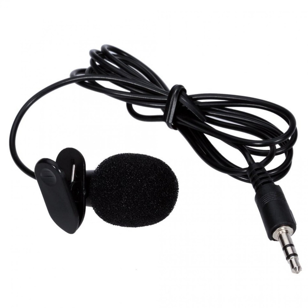 Microphone - 3.5mm Microphone with Clip for Smartphone / Laptop / Tablet PC SR-503