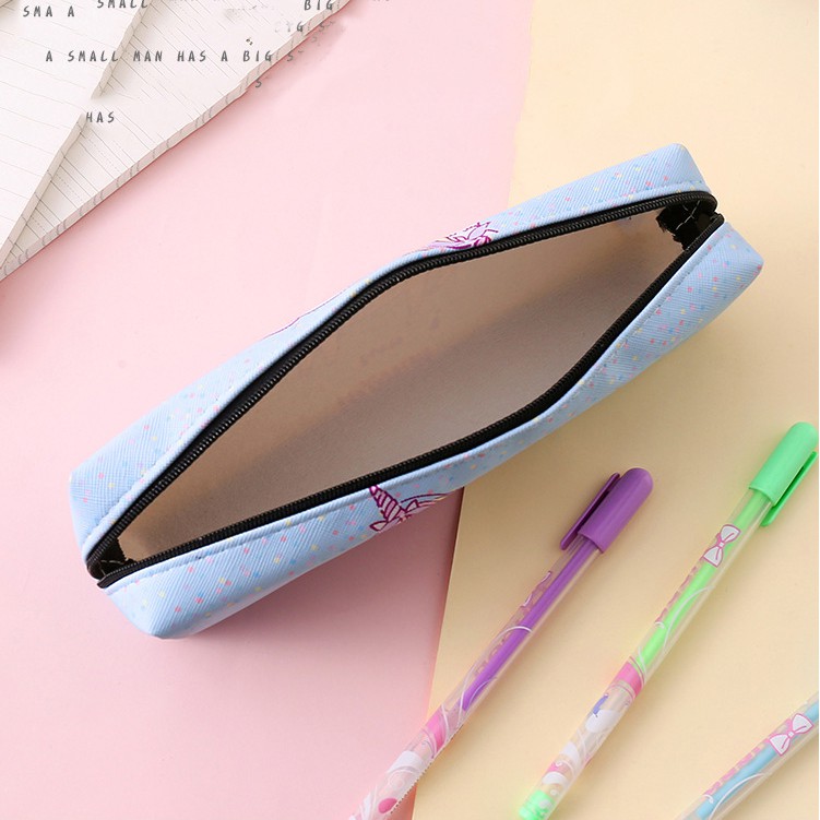 KOTAK PENSIL MOTIF UNICORN LUCU UNIK / KOTAK PULPEN / TEMPAT ALAT TULIS IMPORT TERMURAH-6