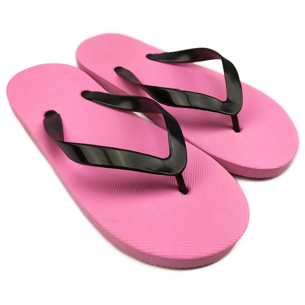  Sandal  Jepit Polos Sendal Spon  Pria  Casual Warna Pink 