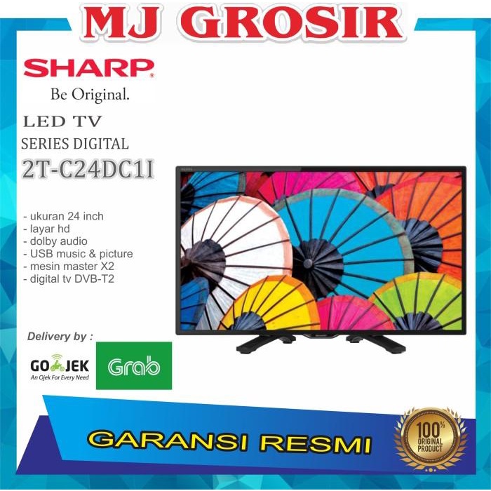 PROMO LED TV SHARP 24" 2T-C24DC1I 24DC1I 24 INCH USB HDMI