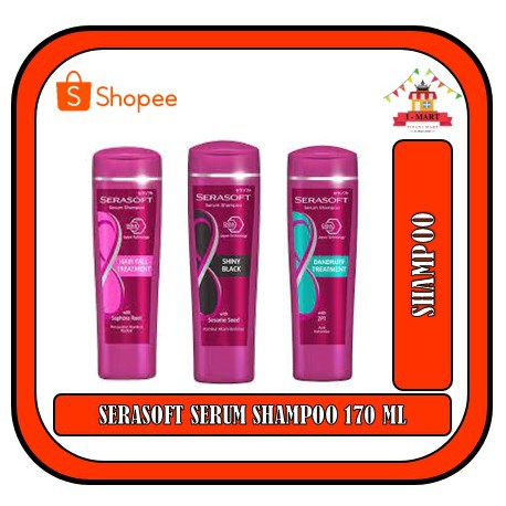 SERASOFT SERUM SHAMPOO 170 ML SAMPO SHAMPO ANTI KETOMBE PERAWATAN RAMBUT RONTOK
