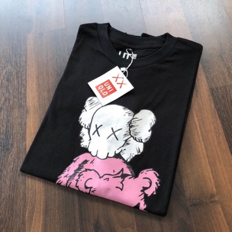KAOS UNIQLO | BAJU UNIQLO | TSHIRT UNIQLO OVERSIZE-Topeng hitam