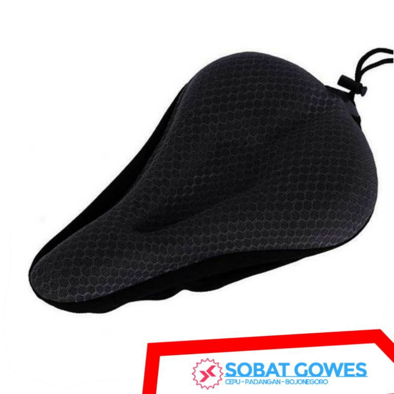 COVER SADEL GEL SILIKON SPONGE TAFFSPORT ORIGINAL SEPEDA MTB MINI MINION MINITREK SELI LIPAT FEDERAL