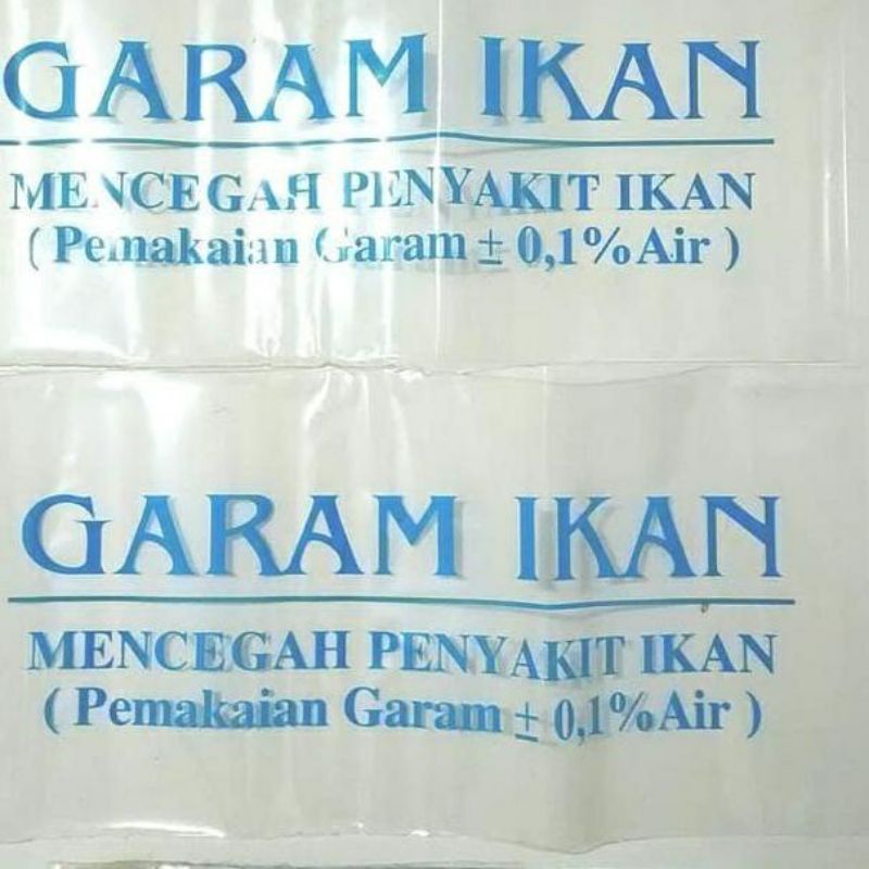 plastik garam ikan kemasan 1kg