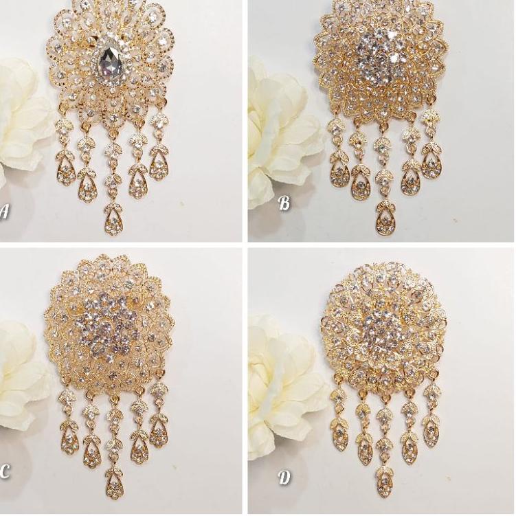 Siap Kirim.. BROS KEBAYA KUTU MEWAH COCOK UNTUK PESTA, AKSESORIS WANITA