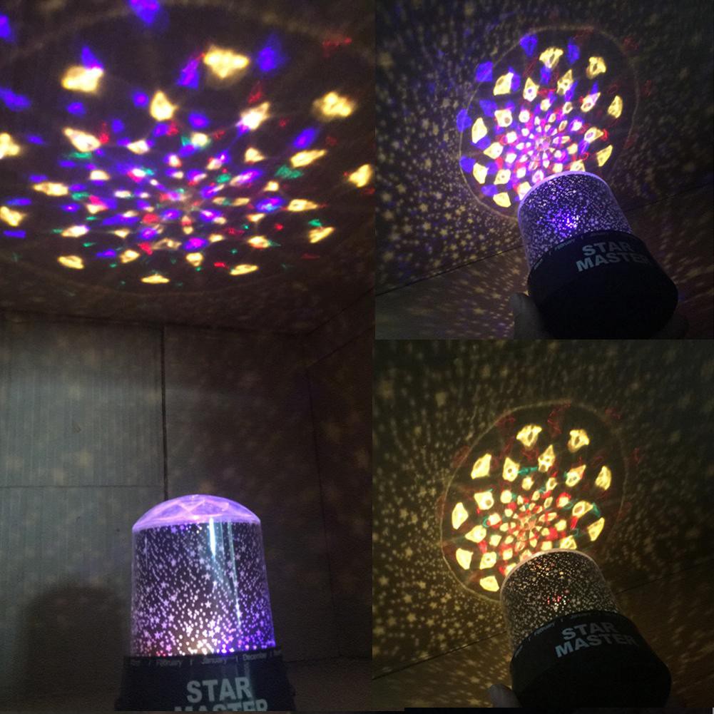 ღmi Lightingღromantic Led Sky Moon Star Projector Night Light