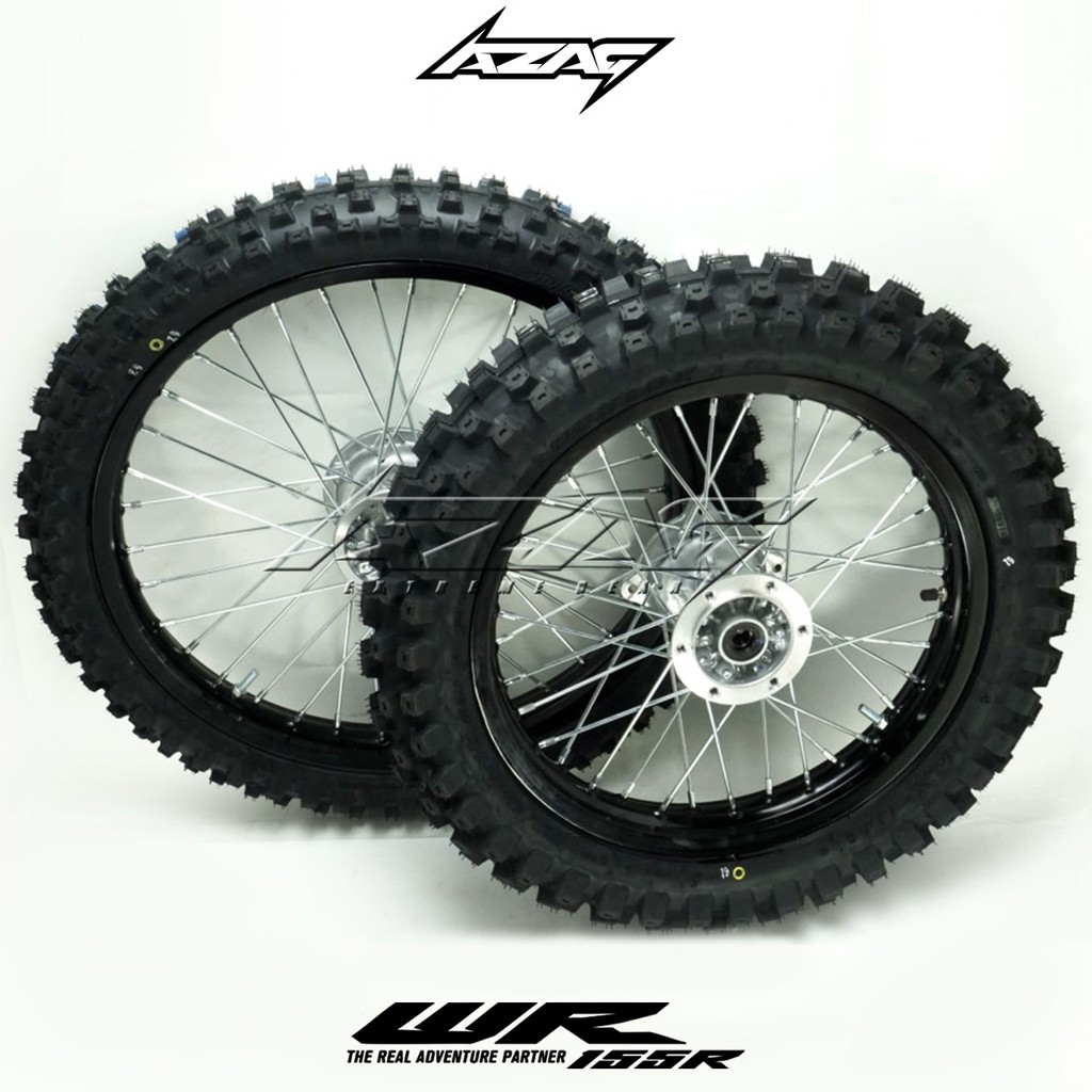BAN SET MOTOCROSS YAMAHA WR 155 VELG TK 21-18 TROMOL ORIGINAL YAMAHA