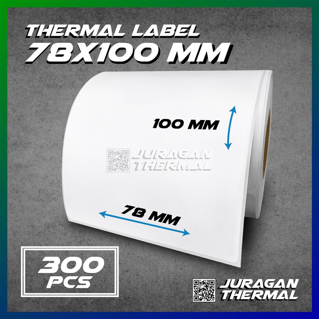 

Stiker Label Barcode Thermal 78x100 mm / 78 x 100 mm / 78x100mm